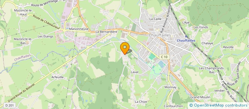 localisation de l'entreprise MONSIEUR MICHEL GRIZARD  CHASSIGNY-SOUS-DUN