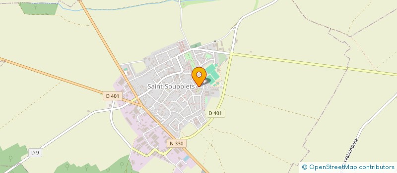 localisation de l'entreprise MONSIEUR MICHEL GROS  SAINT-SOUPPLETS