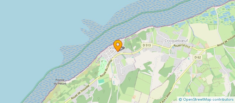 localisation de l'entreprise MONSIEUR MICHEL GROSCAUX  CRICQUEBOEUF