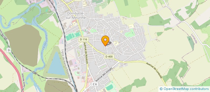 localisation de l'entreprise MONSIEUR MICHEL GROSJEAN  DOMBASLE-SUR-MEURTHE