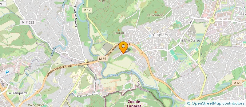 localisation de l'entreprise MONSIEUR MICHEL GROSS  CLAPIERS