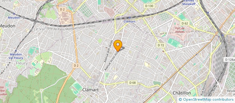 localisation de l'entreprise MONSIEUR MICHEL GROT à CLAMART