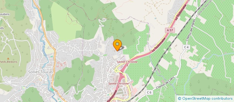 localisation de l'entreprise MONSIEUR MICHEL GRUE  SOLLIES-PONT