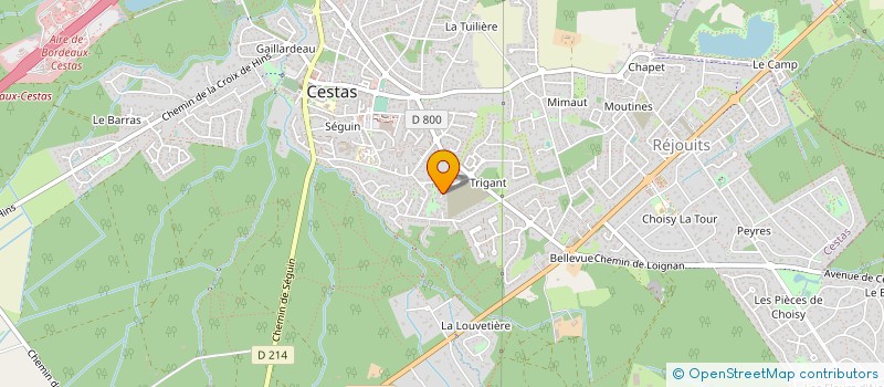 localisation de l'entreprise MONSIEUR MICHEL GRUET à CESTAS