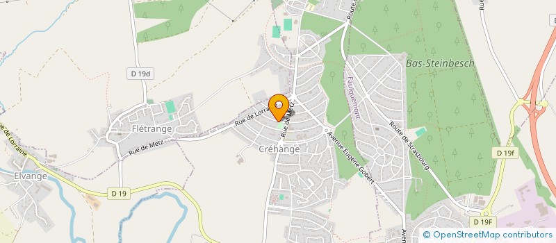 localisation de l'entreprise MONSIEUR MICHEL GRYGIEL  CREHANGE