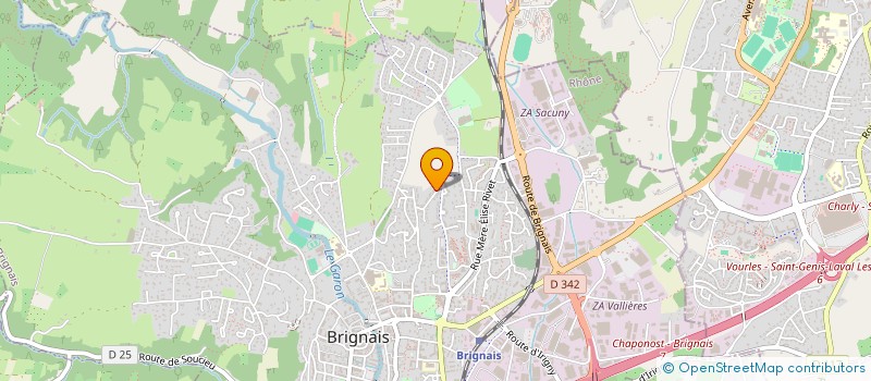 localisation de l'entreprise MONSIEUR MICHEL GUDEFIN  BRIGNAIS