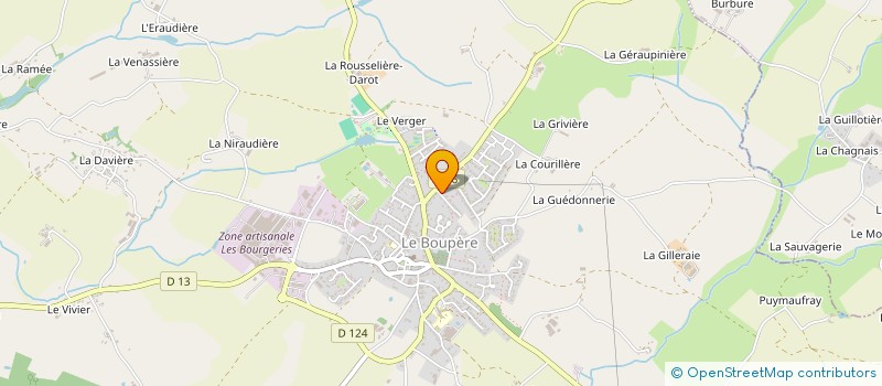localisation de l'entreprise MONSIEUR MICHEL GUEDON à LE BOUPERE