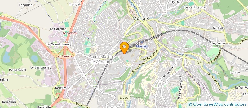 localisation de l'entreprise MONSIEUR MICHEL GUEGUEN  SAINT-MARTIN-DES-CHAMPS