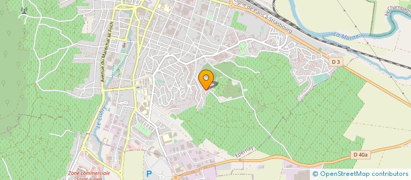 localisation de l'entreprise MONSIEUR MICHEL GUELARD  EPERNAY