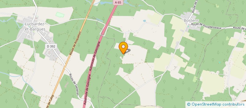 localisation de l'entreprise MONSIEUR MICHEL GUELLER  BOSTENS