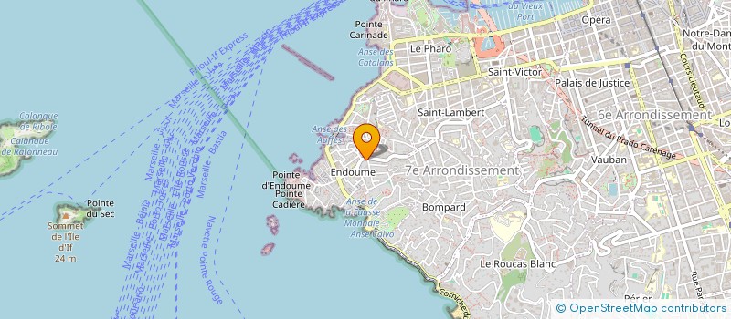 localisation de l'entreprise MONSIEUR MICHEL GUENDE  MARSEILLE