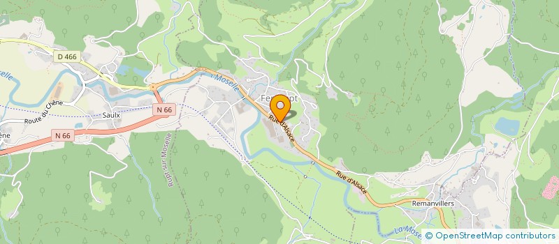 localisation de l'entreprise MONSIEUR MICHEL GUENOT  FERDRUPT