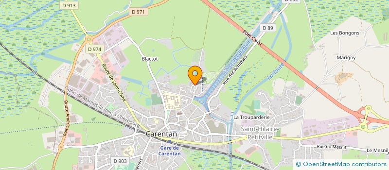 localisation de l'entreprise MONSIEUR MICHEL GUERIN à CARENTAN-LES-MARAIS