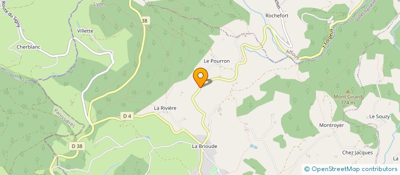 localisation de l'entreprise MONSIEUR MICHEL GUERIN à VILLECHENEVE