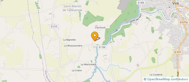 localisation de l'entreprise MONSIEUR MICHEL GUERINEL à VIRE-NORMANDIE