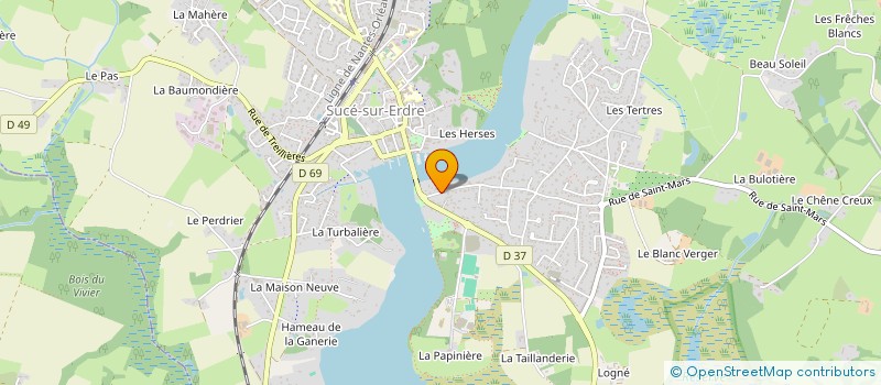localisation de l'entreprise MONSIEUR MICHEL GUERLAIS à SUCE-SUR-ERDRE