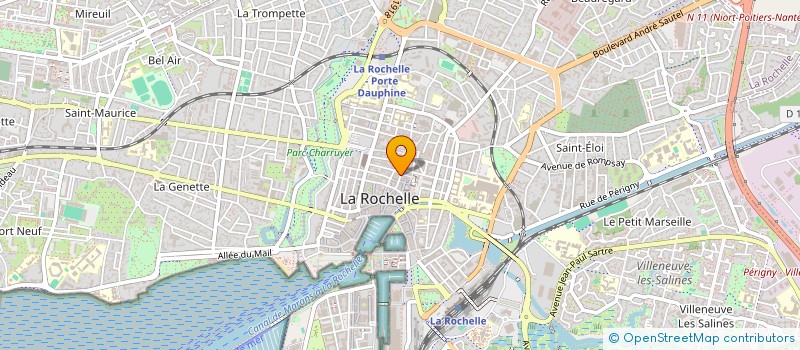 localisation de l'entreprise MONSIEUR MICHEL GUERRAZ  LA ROCHELLE