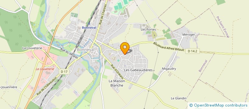 localisation de l'entreprise MONSIEUR MICHEL GUERTON à SAINT-MAUR-SUR-LE-LOIR