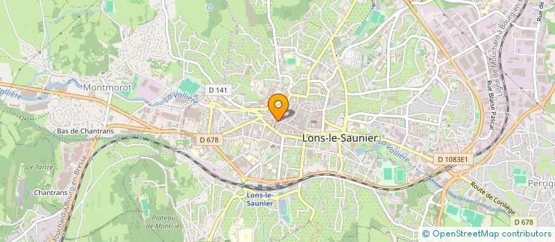 localisation de l'entreprise MONSIEUR MICHEL GUETTE  LONS-LE-SAUNIER