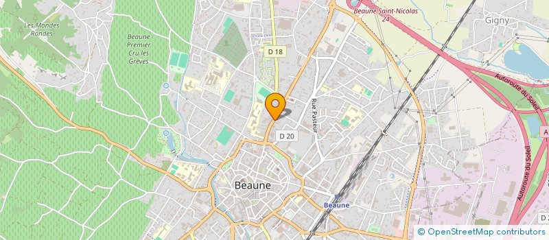 localisation de l'entreprise MONSIEUR MICHEL GUEUX à BEAUNE