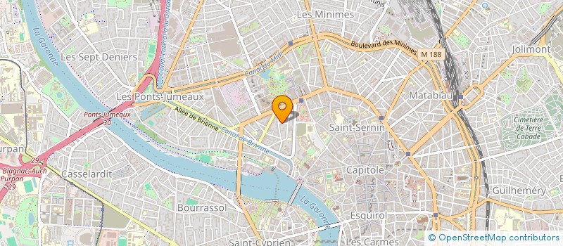 localisation de l'entreprise MONSIEUR MICHEL GUEYRARD à TOULOUSE
