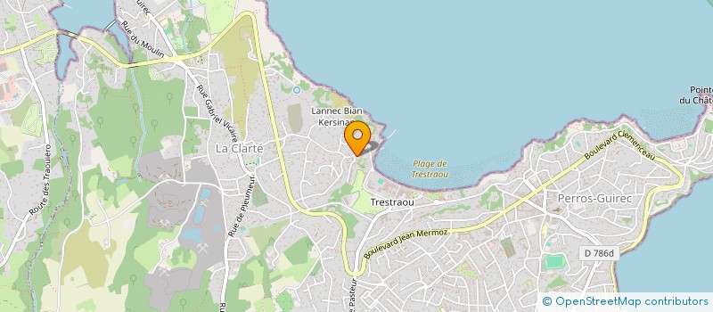 localisation de l'entreprise MONSIEUR MICHEL GUEZENNEC à PERROS-GUIREC