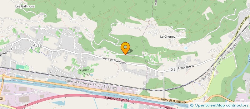 localisation de l'entreprise MONSIEUR MICHEL GUFFOND  AYSE