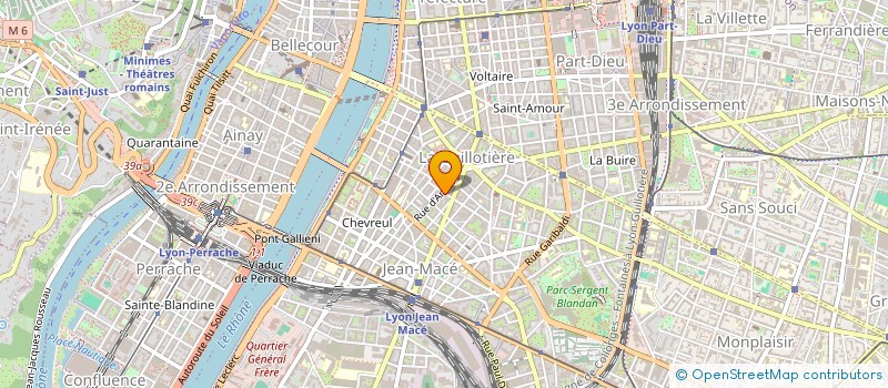 localisation de l'entreprise MONSIEUR MICHEL GUGLIELMI  LYON