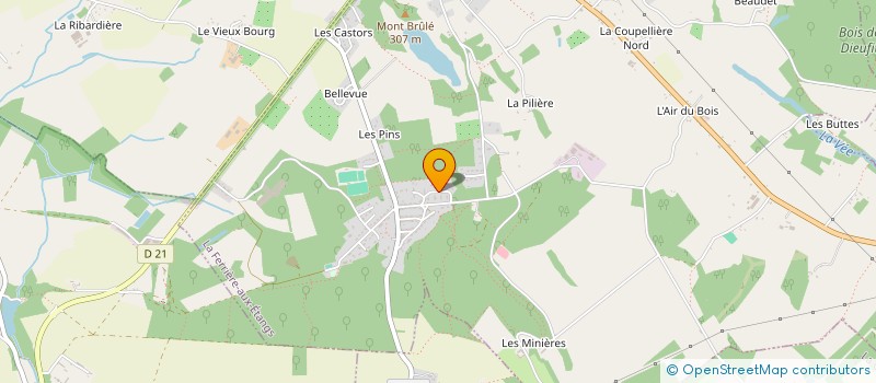 localisation de l'entreprise MONSIEUR MICHEL GUIBET à LA FERRIERE AUX ETANGS