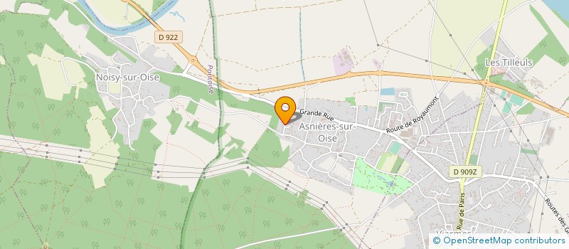 localisation de l'entreprise MONSIEUR MICHEL GUIBET  ASNIERES-SUR-OISE