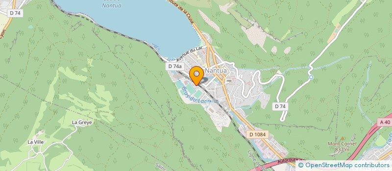 localisation de l'entreprise MONSIEUR MICHEL GUICHON à NANTUA