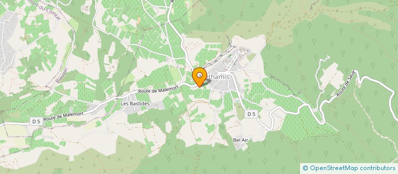 localisation de l'entreprise MONSIEUR MICHEL GUIEYSSE  METHAMIS