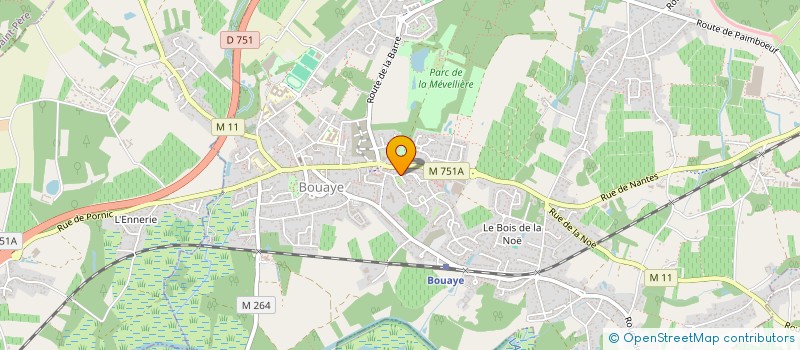 localisation de l'entreprise MONSIEUR MICHEL GUIHO  BOUAYE