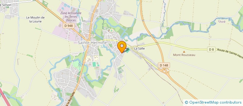 localisation de l'entreprise MONSIEUR MICHEL GUILBAUD  SAINTE-HERMINE