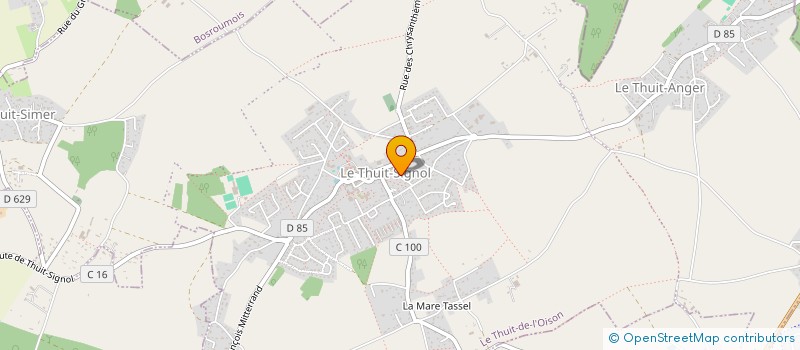 localisation de l'entreprise MONSIEUR MICHEL GUILBERT  LE THUIT DE L'OISON