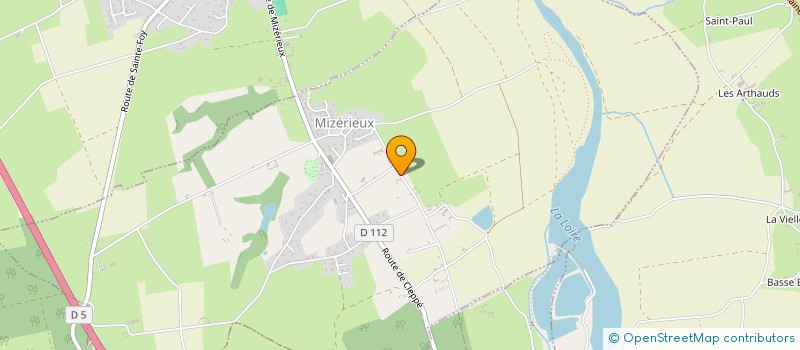 localisation de l'entreprise MONSIEUR MICHEL GUILLAUME  MIZERIEUX