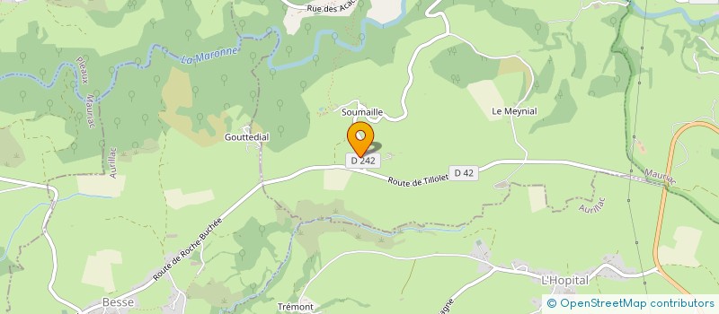localisation de l'entreprise MONSIEUR MICHEL GUILLAUME à SAINTE-EULALIE
