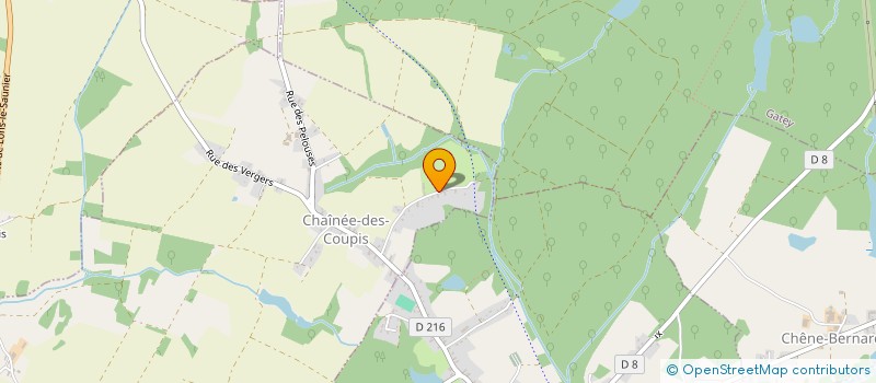 localisation de l'entreprise MONSIEUR MICHEL GUILLAUME  CHAINEE-DES-COUPIS