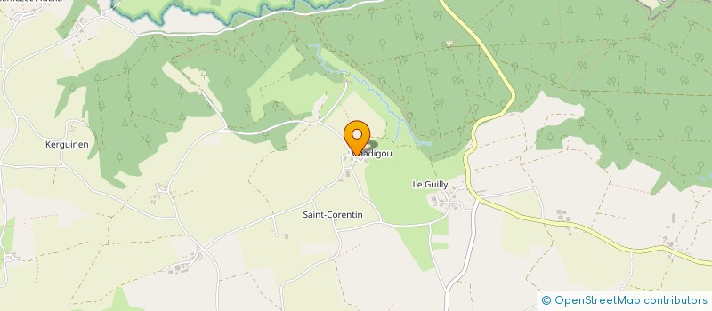 localisation de l'entreprise MONSIEUR MICHEL GUILLEMIN  POULLAOUEN