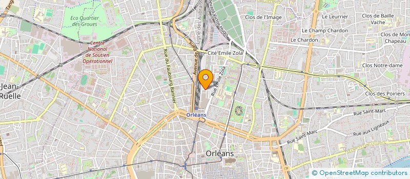 localisation de l'entreprise MONSIEUR MICHEL GUILLERM  ORLEANS