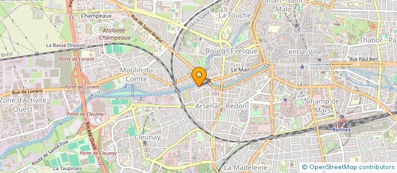 localisation de l'entreprise MONSIEUR MICHEL GUILLERME  RENNES