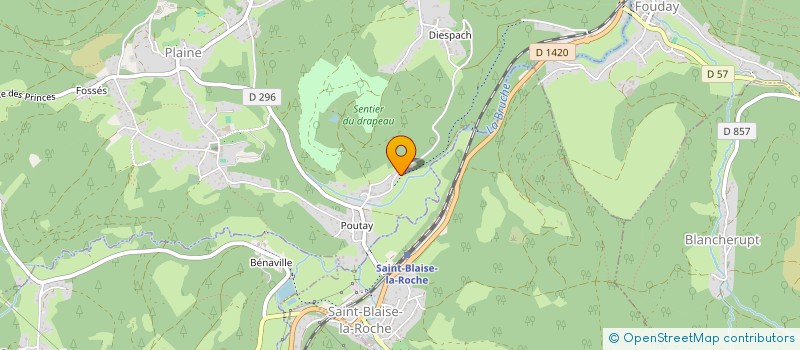 localisation de l'entreprise MONSIEUR MICHEL GUILLERMIN  PLAINE