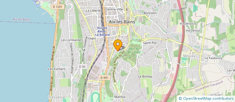localisation de l'entreprise MONSIEUR MICHEL GUILLET à AIX-LES-BAINS