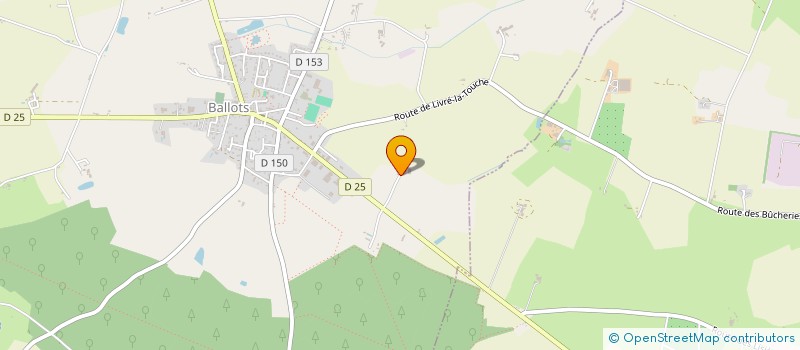 localisation de l'entreprise MONSIEUR MICHEL GUILLET  BALLOTS