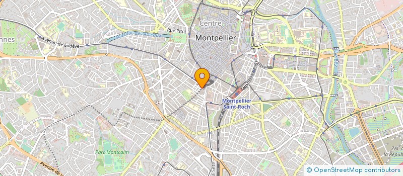 localisation de l'entreprise MONSIEUR MICHEL GUILLIN à MONTPELLIER