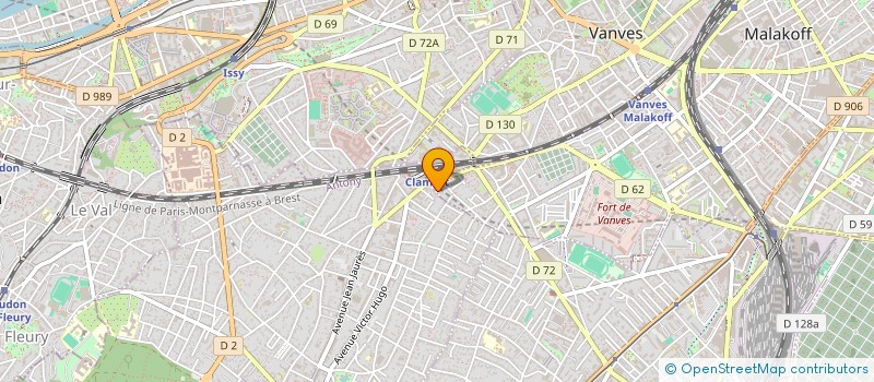 localisation de l'entreprise MONSIEUR MICHEL GUILLON  MALAKOFF