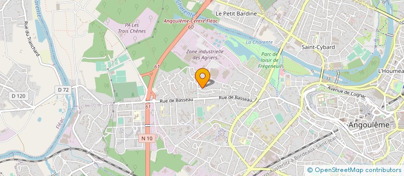 localisation de l'entreprise MONSIEUR MICHEL GUILLOT à ANGOULEME