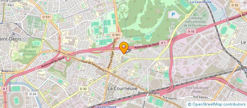 localisation de l'entreprise MONSIEUR MICHEL GUILLOTIN à LA COURNEUVE