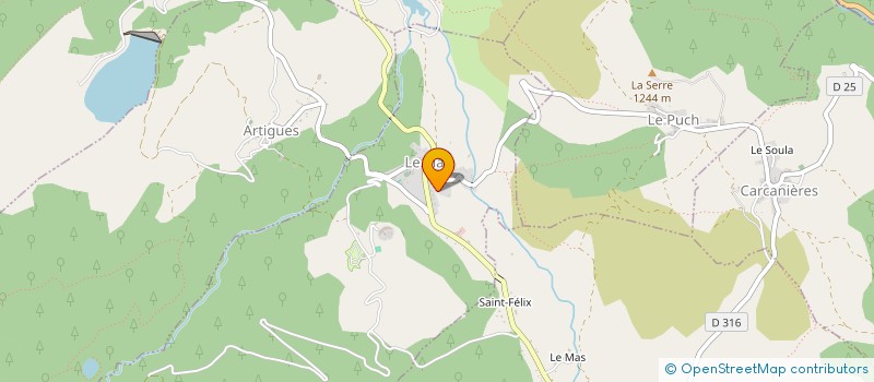 localisation de l'entreprise MONSIEUR MICHEL GUILLOTON à LE PLA
