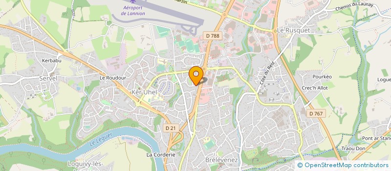 localisation de l'entreprise MONSIEUR MICHEL GUILLOU à LANNION
